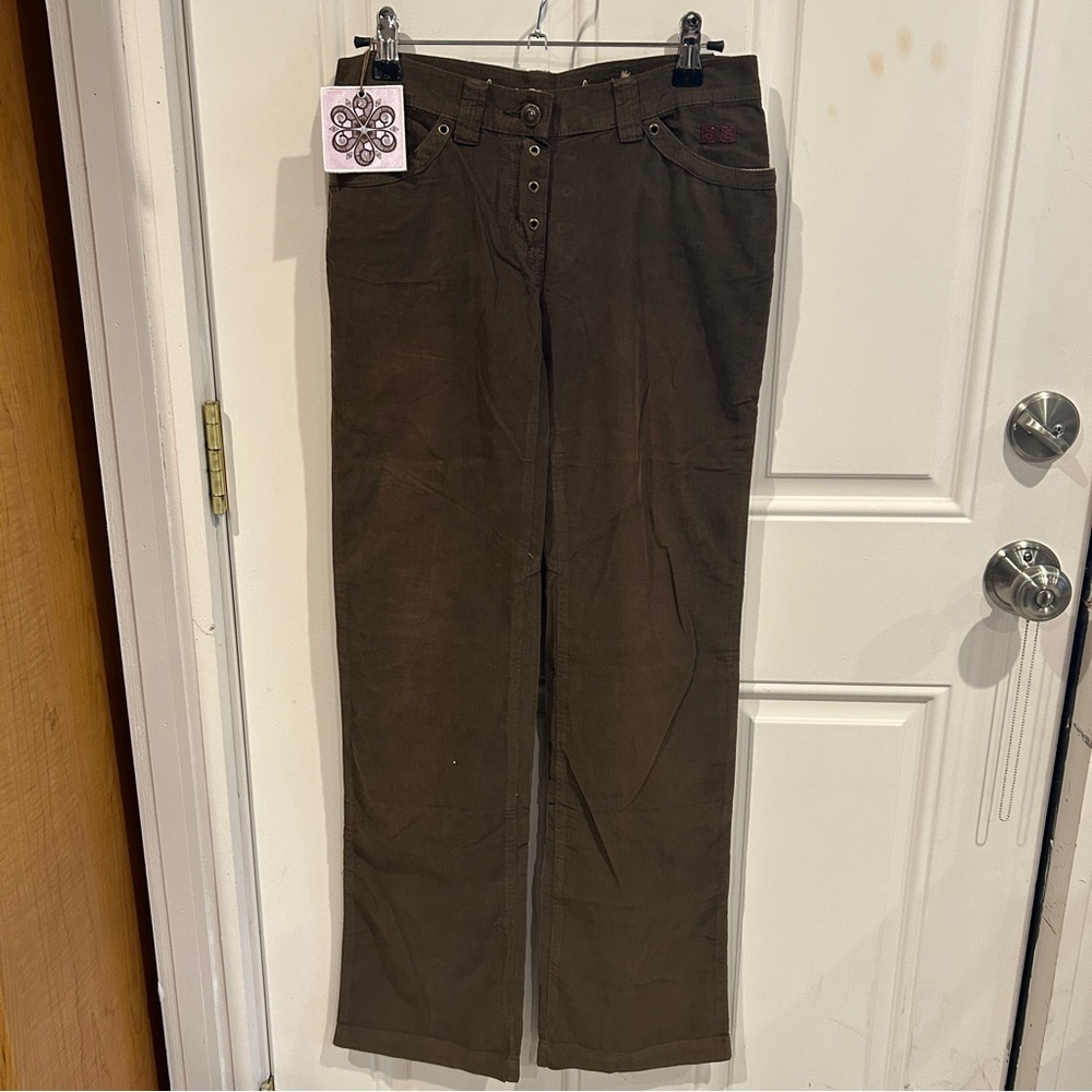 Brown Straight Leg Women's Pants